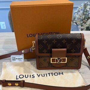 Louis Vuitton Mini Dauphine Reverse Monogram Crossbody Bag
